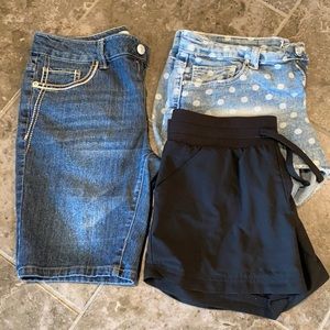 3 pair of girls size 14 shorts